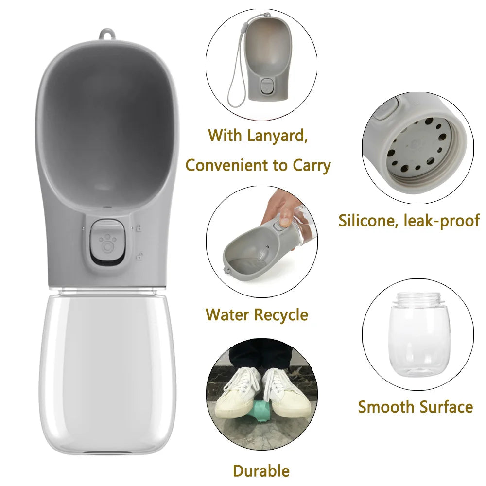 Portable Dog Water Bottle – Hydration On-the-Go for Small & Large Dogs