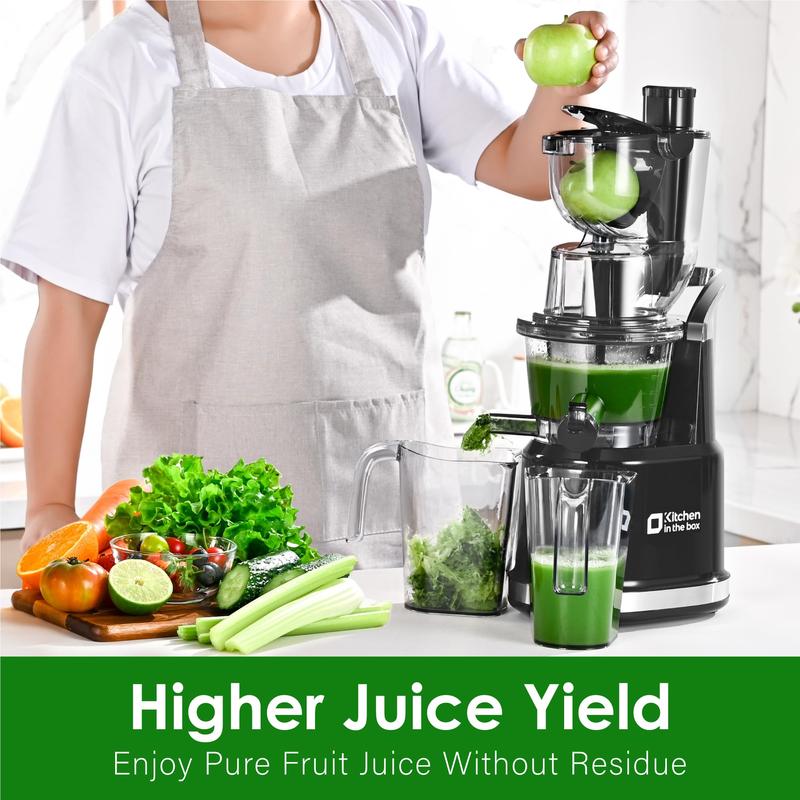 Cold Press Juicer – Wide 3.3" Chute