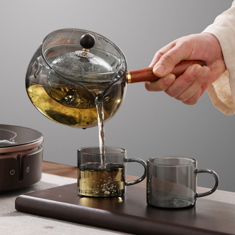 Glass Teapot with Infuser – Lazy Brew Edition
