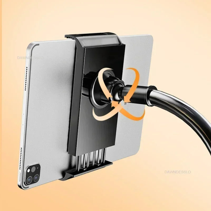 128Cm Adjustable Phone Holder Stand with 360° Flexibility - Perfect for iPhone, Samsung & 3.5~6.7" Devices!