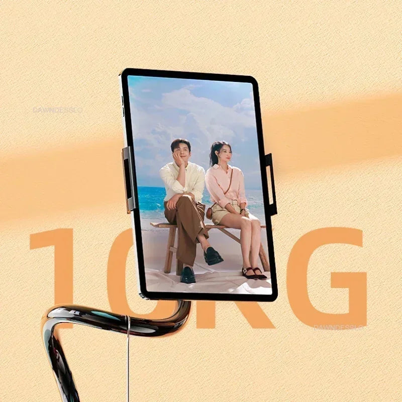 128Cm Adjustable Phone Holder Stand with 360° Flexibility - Perfect for iPhone, Samsung & 3.5~6.7" Devices!