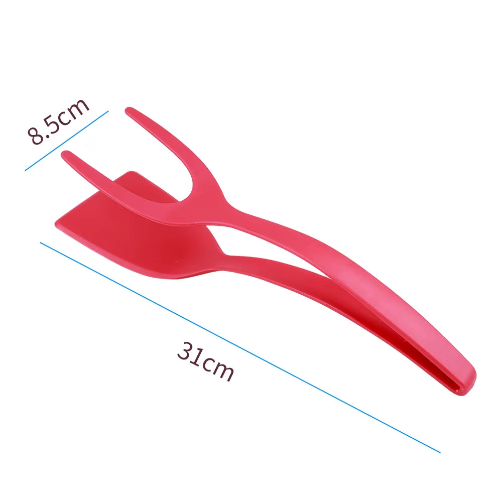 FlipEase™ 2-in-1 Spatula Tongs