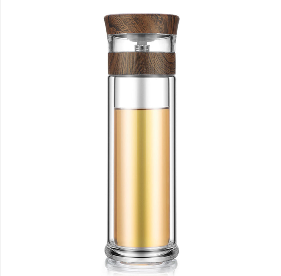 Shop She™ Glass Tea Infuser Bottle – 400ml