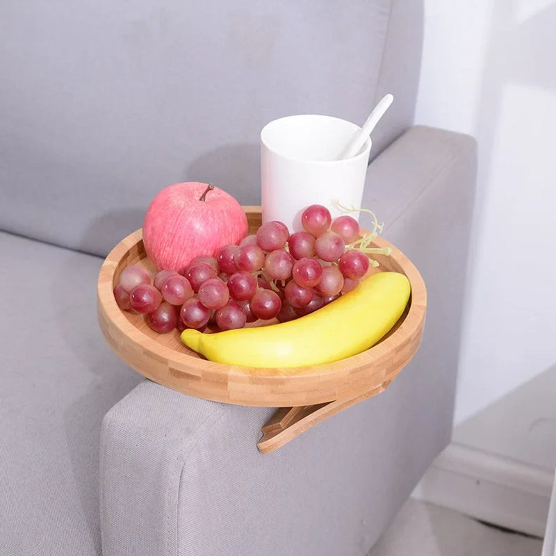 Foldable Sofa Armrest Clip Table – Space-Saving Couch Tray