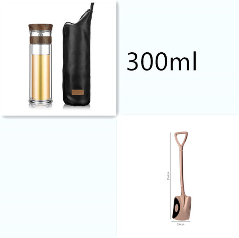 Shop She™ Glass Tea Infuser Bottle – 400ml