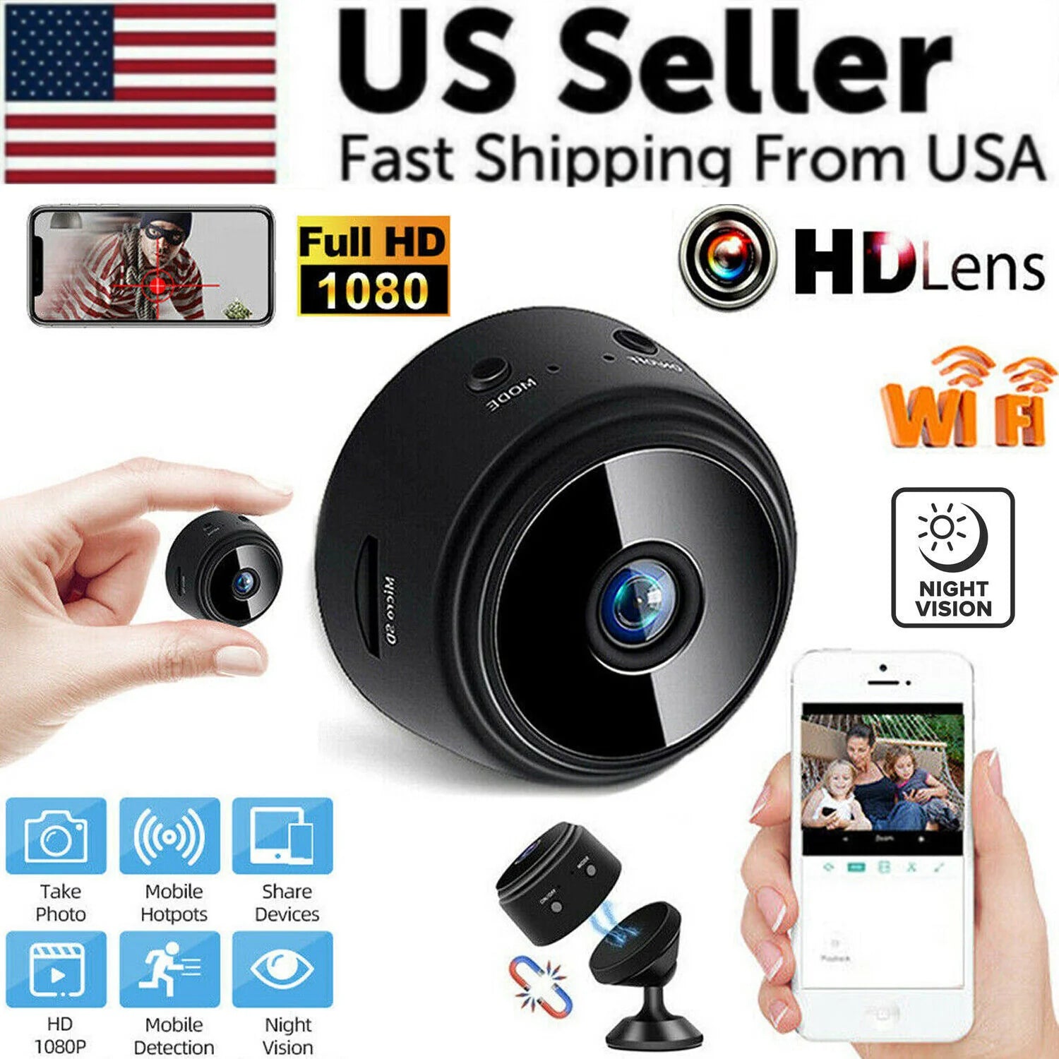 HD Mini WiFi Camera