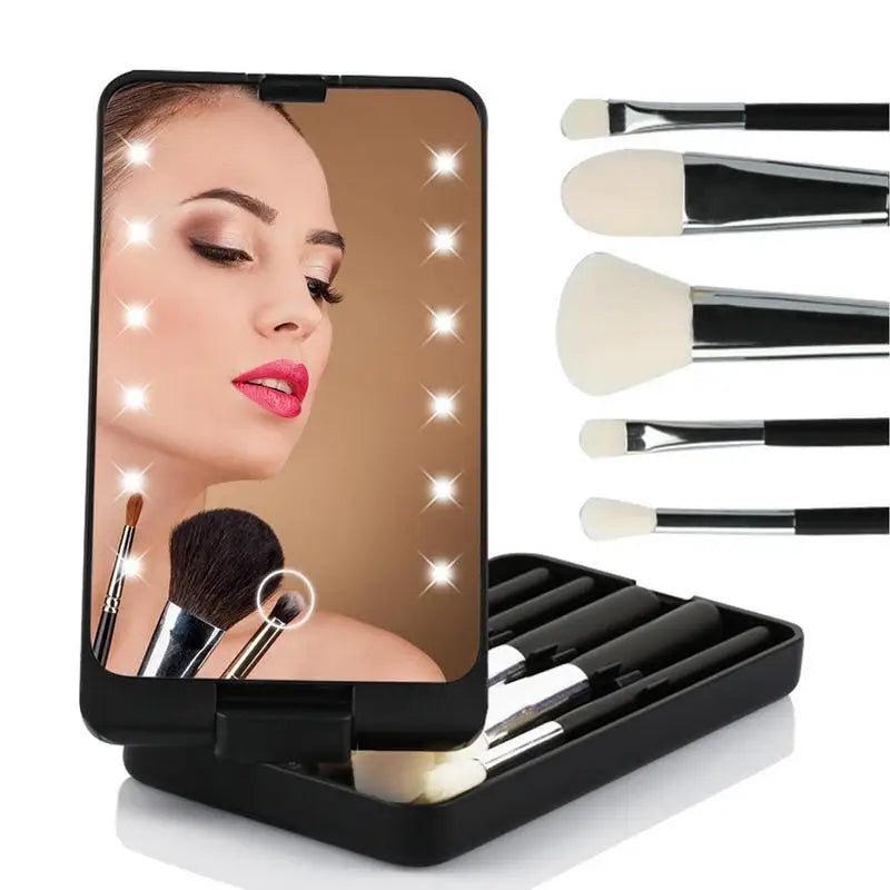 Portable Lighted Makeup Mirror